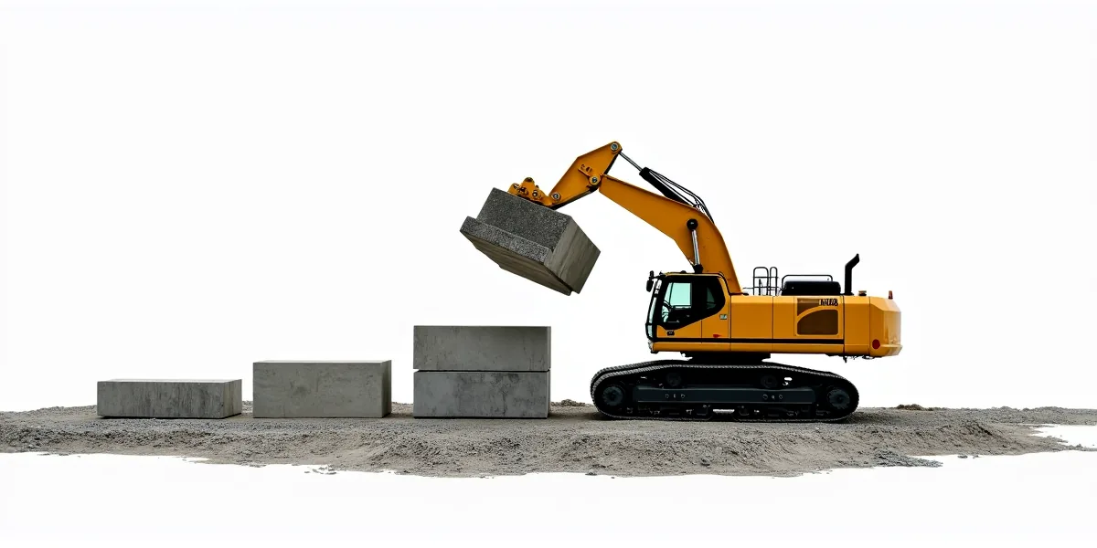Block Handler Clamping Range - Construction Machinery