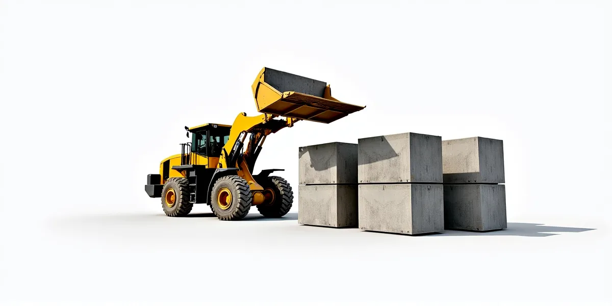 Block Handler Tipping Load - Construction Machinery