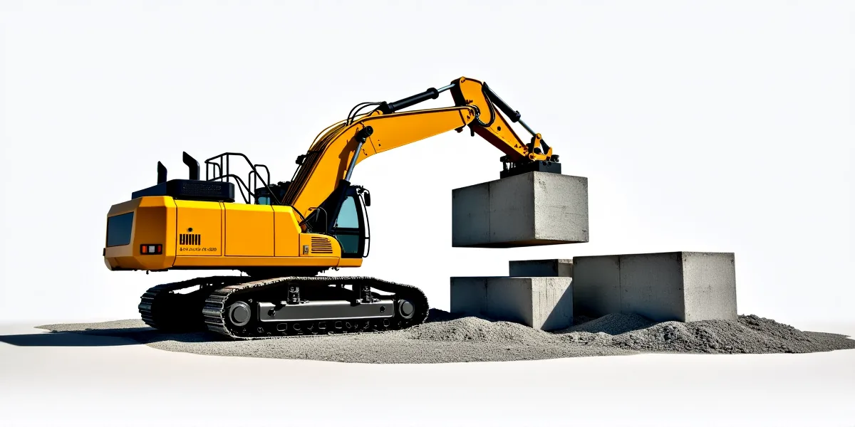 Block Handler Vs Forklift Stone - Construction Machinery