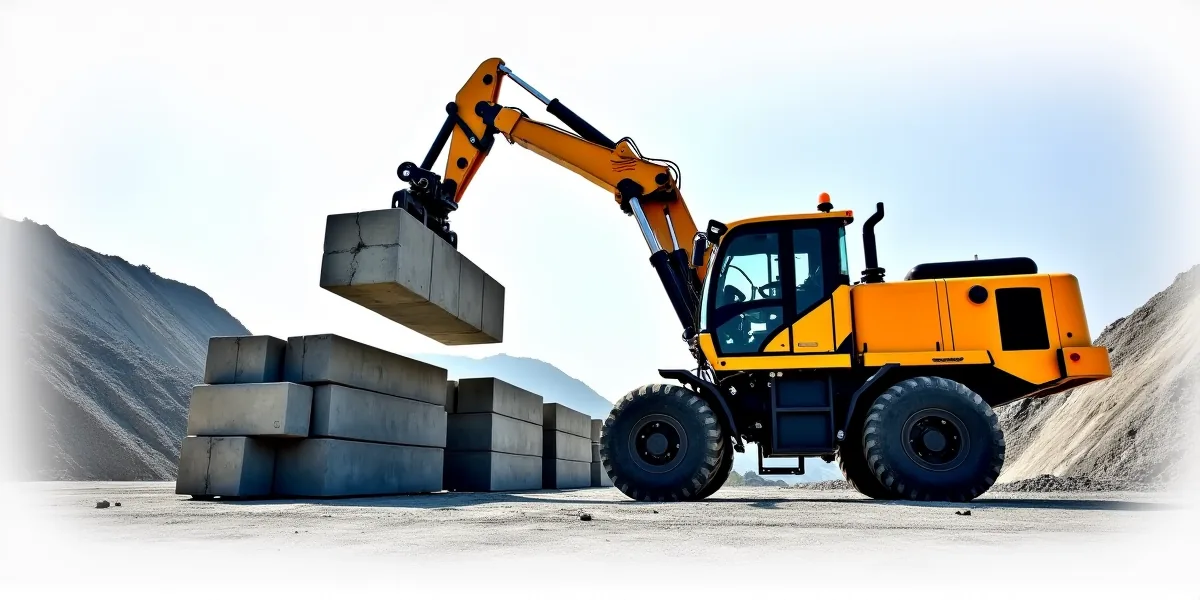Block Handler Vs Reach Stacker - Construction Machinery