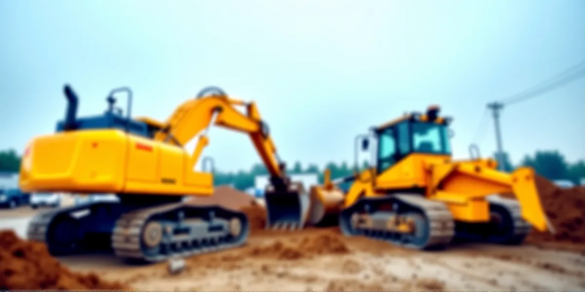 Shipping Construction Machinery Container, Bulk, Flat Rack Options - Construction Machinery