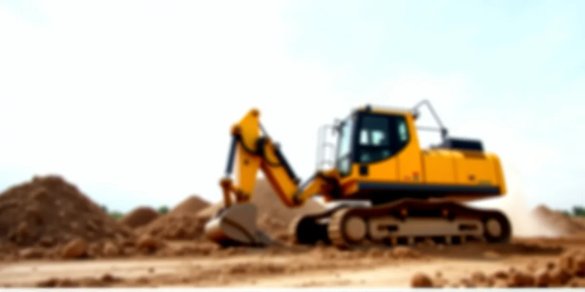 Transport Excavator - Construction Machinery