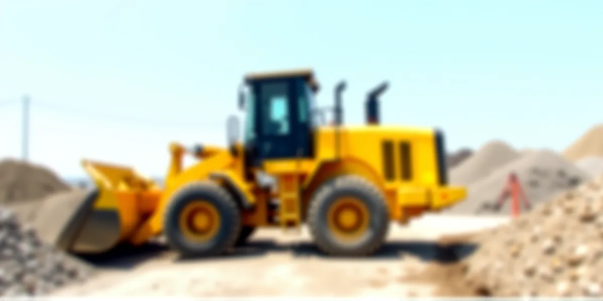 Wheel Loader On Highway - Construction Machinery